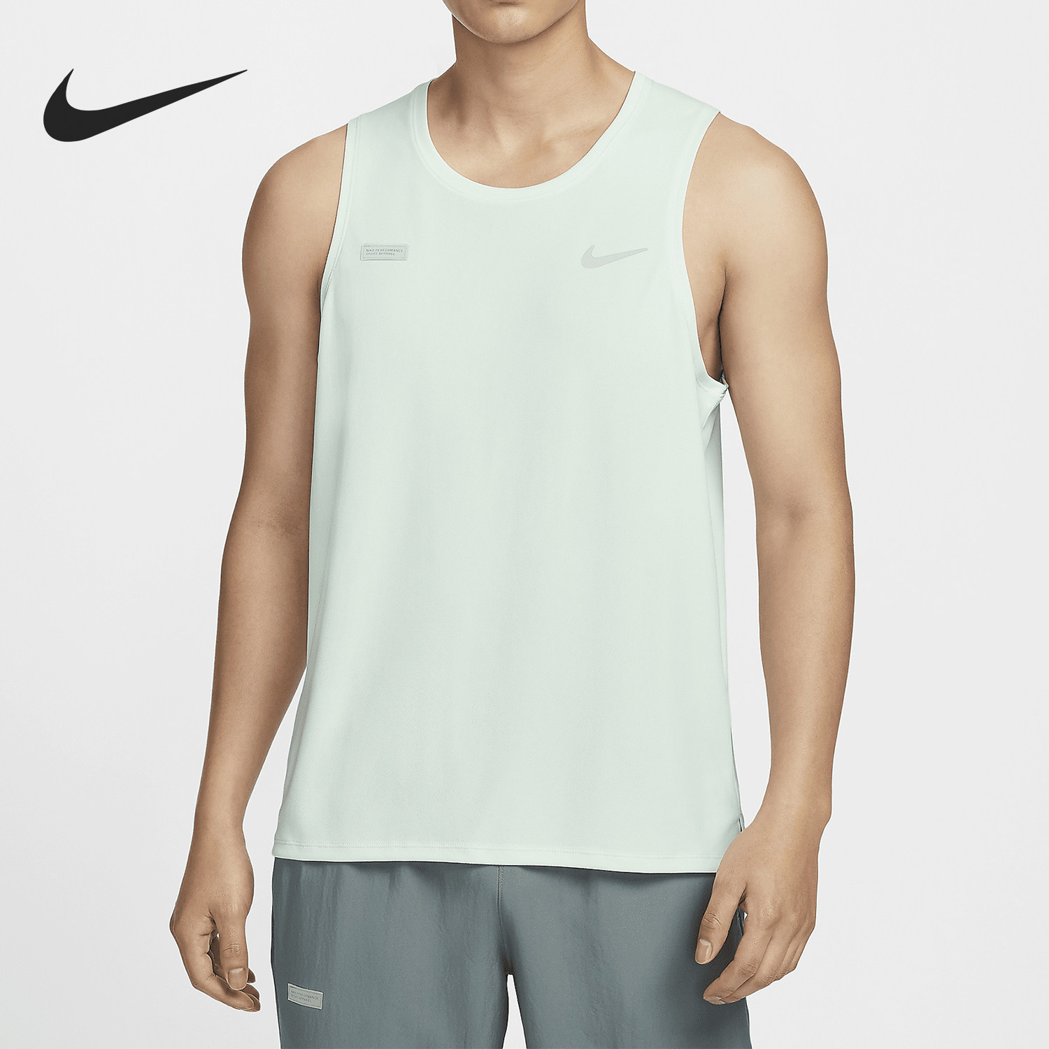 Nike/耐克正品Miler Flash 男士简约透气圆领背心FN3987-394,运动服/休闲服装,运动T恤,淘宝优惠券,粉丝福利购,淘宝优惠卷