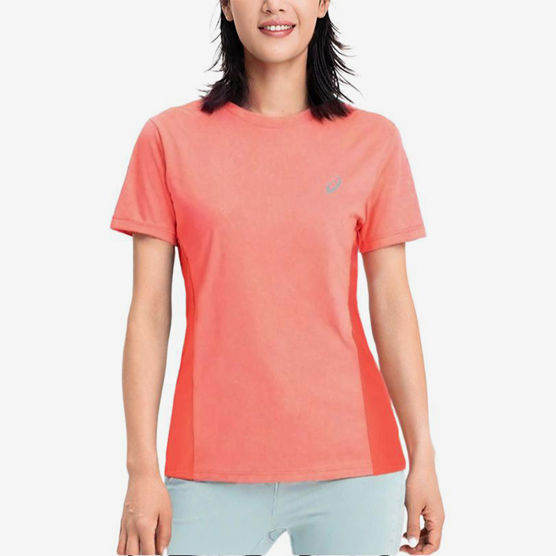 Asics/亚瑟士正品2025新款女子吸湿排汗圆领短袖T恤2012D247-700