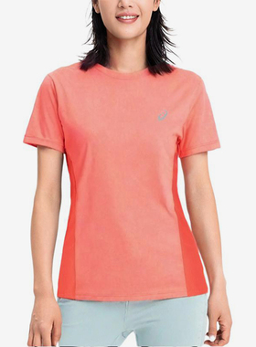 Asics/亚瑟士正品2025新款女子吸湿排汗圆领短袖T恤2012D247-700