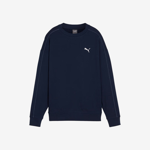Puma/彪马正品新款女士宽松休闲圆领运动卫衣套头衫682159-14