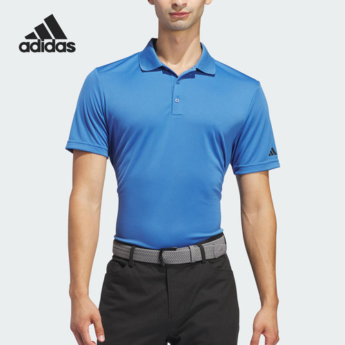 Adidas/阿迪达斯正品夏季男士翻领训练休闲针织短袖POLO衫IU4437