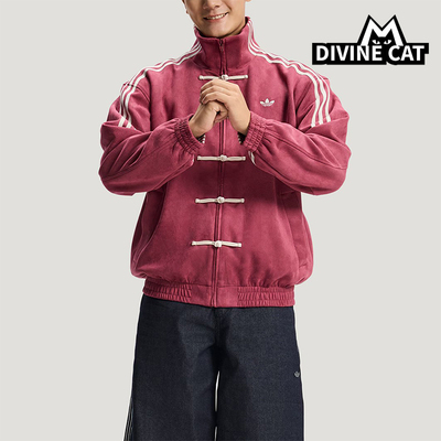 Adidas/阿迪达斯正品三叶草男女同款经典休闲复古潮流夹克KR0294