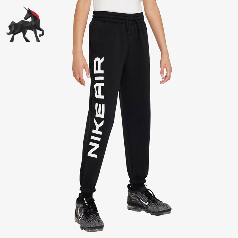 耐克正品大童加绒运动长裤