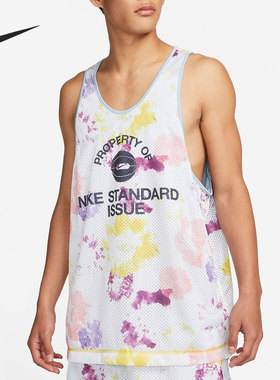 Nike/耐克正品当季新款男子篮球运动背心T恤DH7434-709