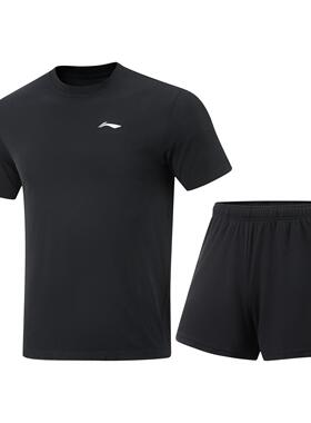 李宁正品乒乓球系列男女同款亲肤舒适透气比赛运动套装AATV019