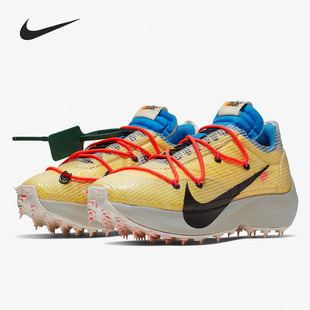 WHITE Waffle Nike OW联名刺钉跑步鞋 OFF Race CD8178 耐克正品