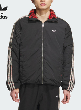 Adidas/阿迪达斯正品三叶草男士双面穿立领宽松外套KC0105