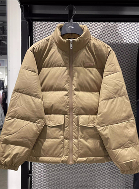 李宁正品2024新款男女同款运动潮流系列简约短款羽绒服AYMT063-3