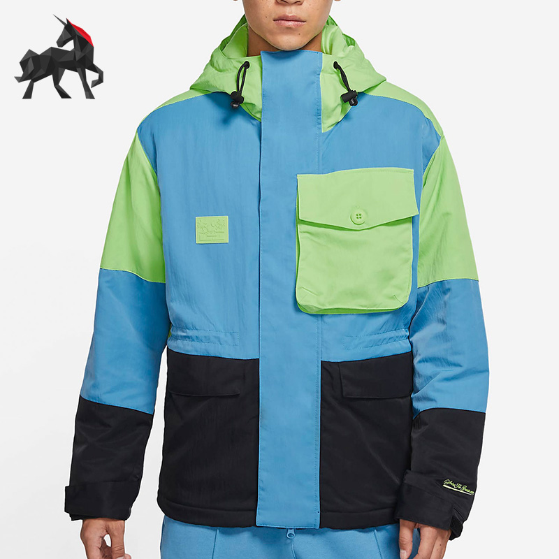 耐克正品男子运动保暖棉服