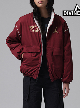 Nike/耐克正品JORDAN大童休闲双面穿运动立领耐穿外套IU5466-619
