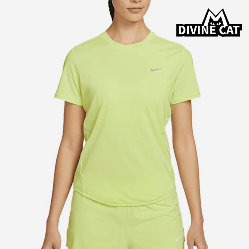 Nike/耐克正品新款女荧光黄浅绿色跑步训练经典短袖T恤HM9699-736