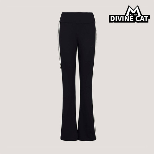 Adidas/阿迪达斯正品FLARED LEG PANT女士运动修身喇叭长裤KX2749