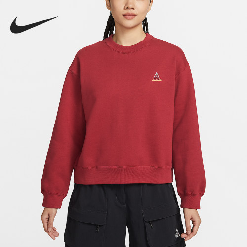 Nike/耐克正品Air Monarch IV女士圆领刺绣卫衣IQ3830-613