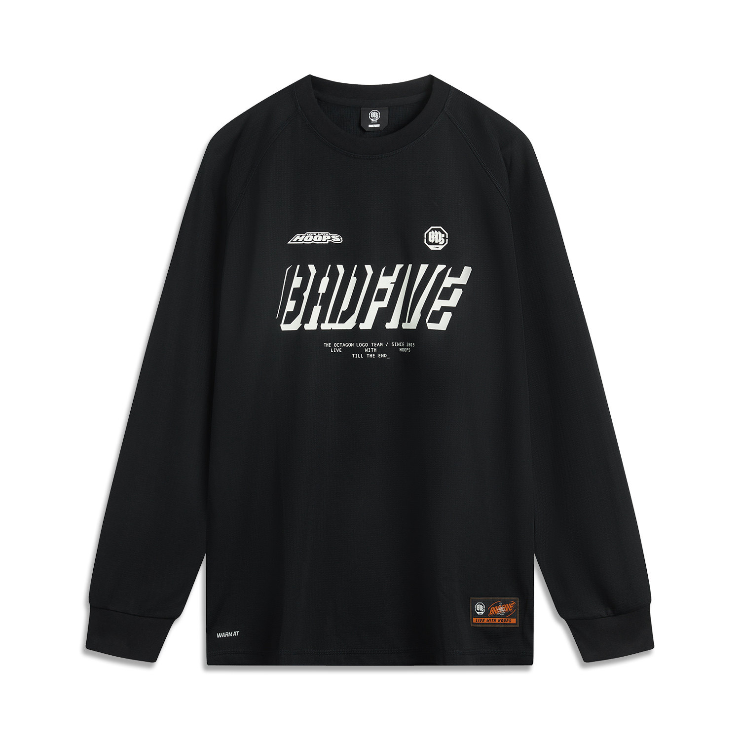 李宁正品反伍BADFIVE男子潮流字母印花圆领运动长袖T恤ATLU137,运动服/休闲服装,运动T恤,淘宝优惠券,粉丝福利购,淘宝优惠卷