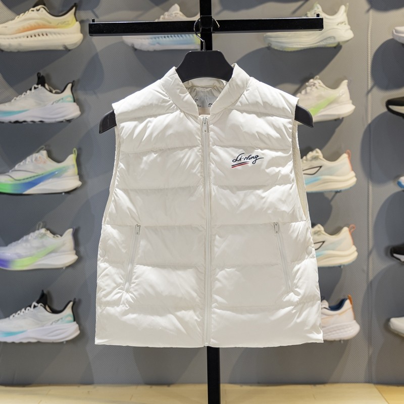 李宁正品运动潮流系列女子简约立领日常休闲羽绒马甲AMRV040-1,运动服/休闲服装,羽绒马甲,淘宝优惠券,粉丝福利购,淘宝优惠卷