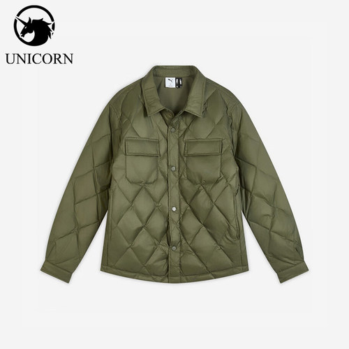 Puma/彪马正品WINTERIZED男士运动保暖轻薄翻领羽绒服635761-81