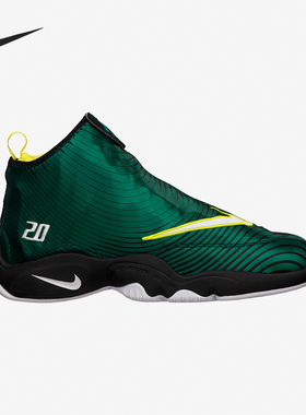 Nike/耐克正品AIR ZM FLIGHT男士中帮拉链篮球鞋630773-300