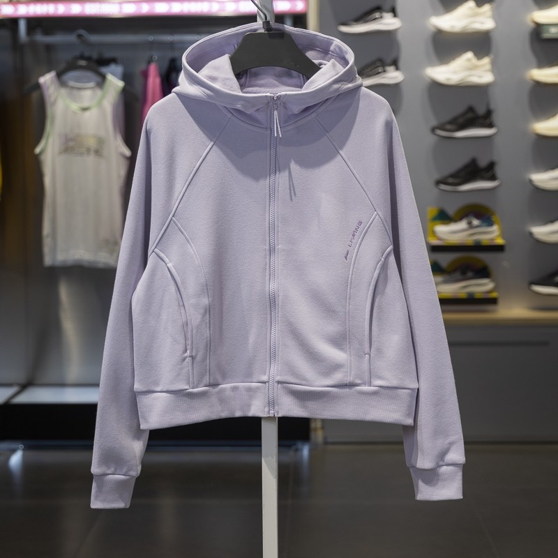 李宁正品健身系列女子吸湿发热保暖宽松开衫连帽卫衣AWDU562-6,运动服/休闲服装,运动卫衣/套头衫,淘宝优惠券,粉丝福利购,淘宝优惠卷