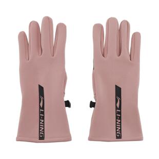 李宁正品健身系列男女款加绒保暖防泼水灵敏便捷运动手套ASGV023