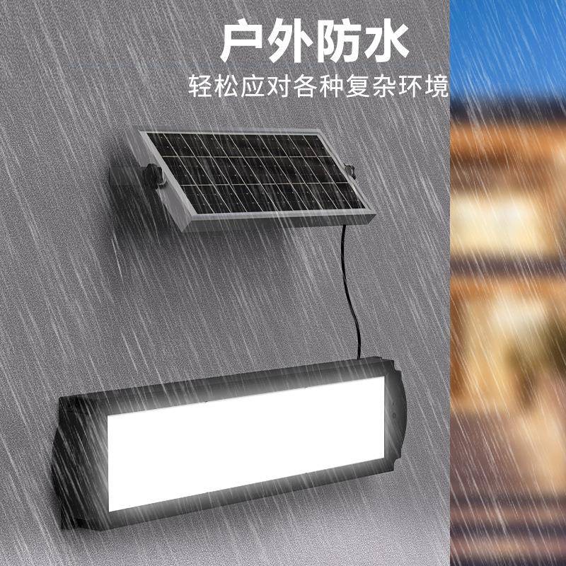境太阳地能分体门牌灯户外防水RGB遥TS-G6802院控壁装址号跨码牌