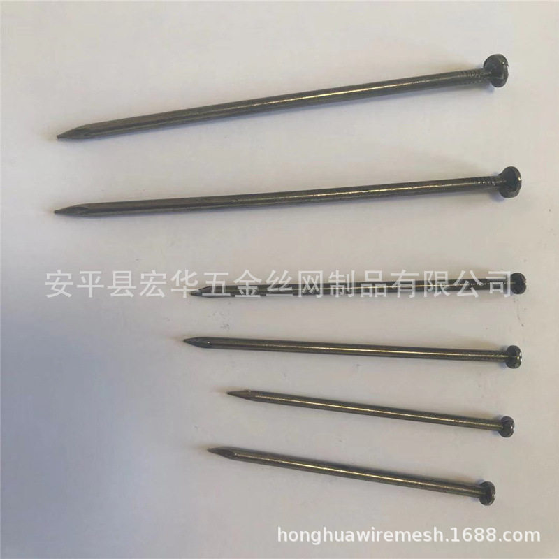 1-8英寸抛光黑铁钉规格齐全