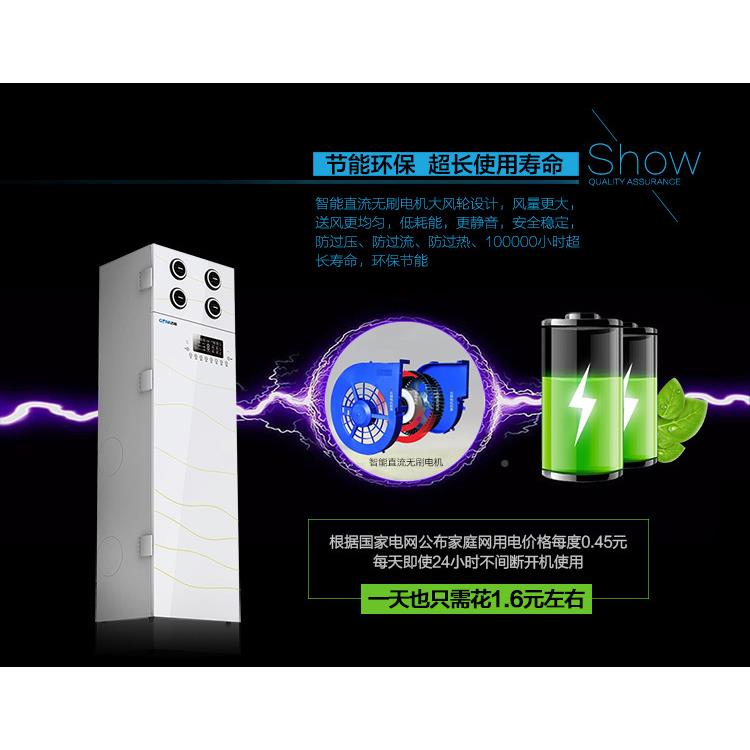客厅新风机壁湖南空气净化ZKB器挂式新机智风能滤换气机一件过包