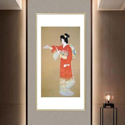 浮寿世绘日22式装饰画仕女图挂画民宿理店司店榻壁榻米刺身餐料馆