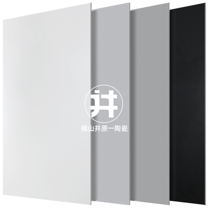 简约黑白灰防滑地墙瓷砖600x1200