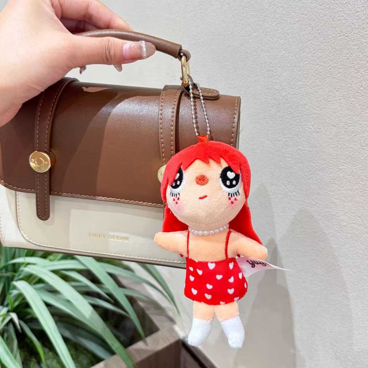 可爱小玉yuy挂件玩偶包包挂件毛绒书包挂件钥匙扣送女生礼物Q萌