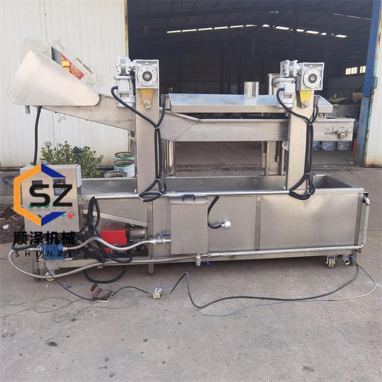小型油炸流水线香酥鱼油炸线花生米油炸流水线葵花籽油炸机