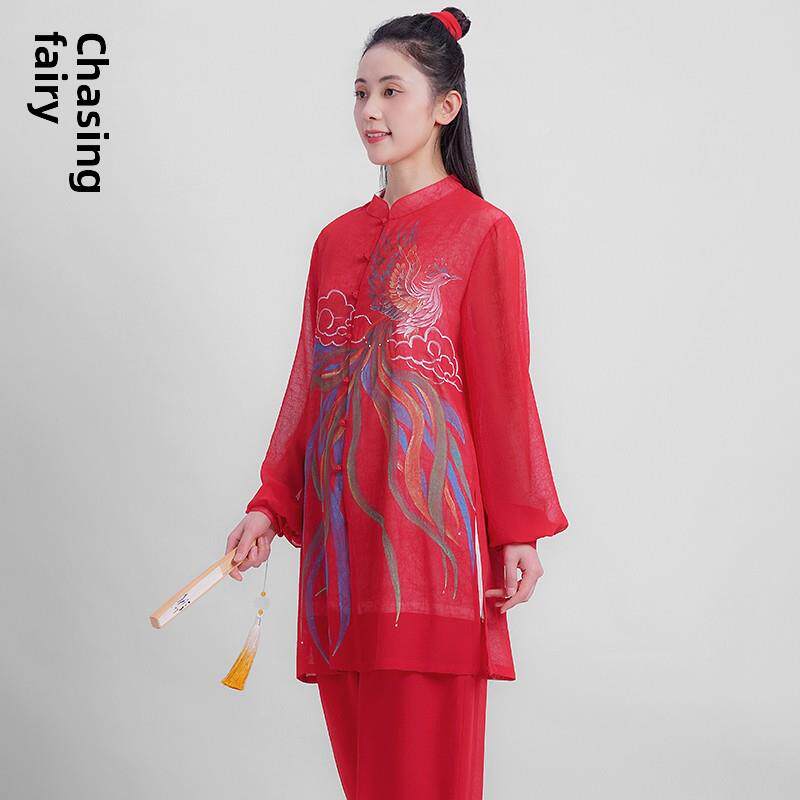 追逐顺西安春夏秋色手舒新JIM绘雅功练气功滑适柔美减龄竞技太极