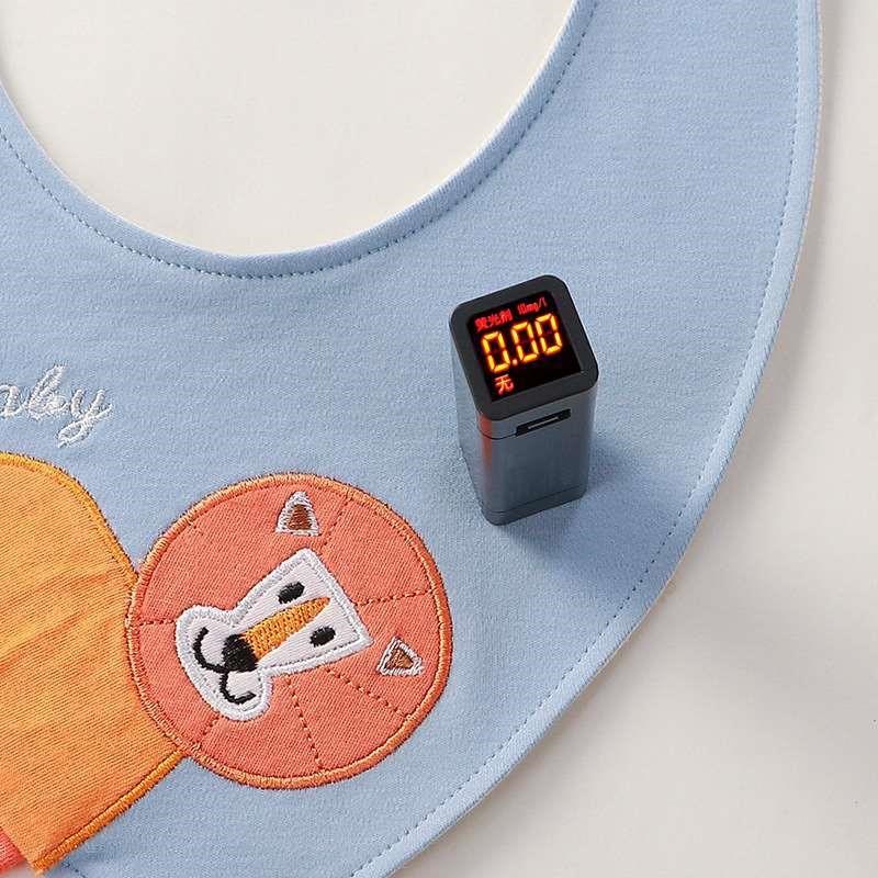 Newborn Cotton lSoft Bib Hidden Buckle Cartoon Pattern Baby
