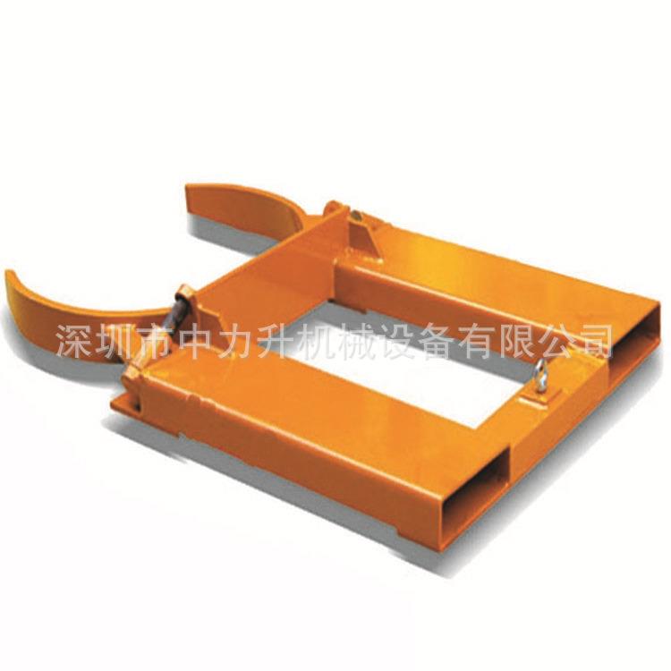 叉车桶钳夹具油桶搬运夹简易油桶抱夹器抱箍式油桶夹