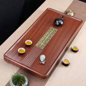 简约茶盘实木整茶柚木大号黑平板茶盘原02302木块雕刻檀木台厂家