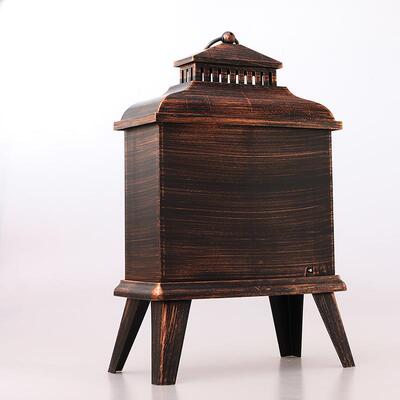 新L款ED仿火焰壁炉RWN风圣诞节场景室内摆真件装饰壁炉暖风灯灯