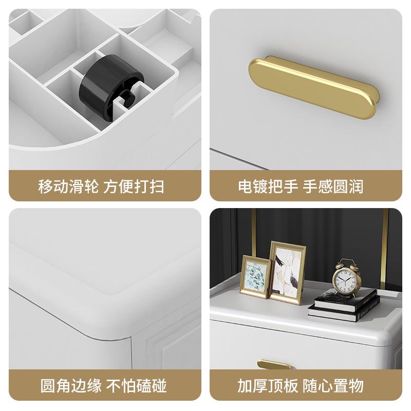 大号屉式收纳柜卧室塑料抽柜高档简易储床物柜头儿童衣柜整MPG理