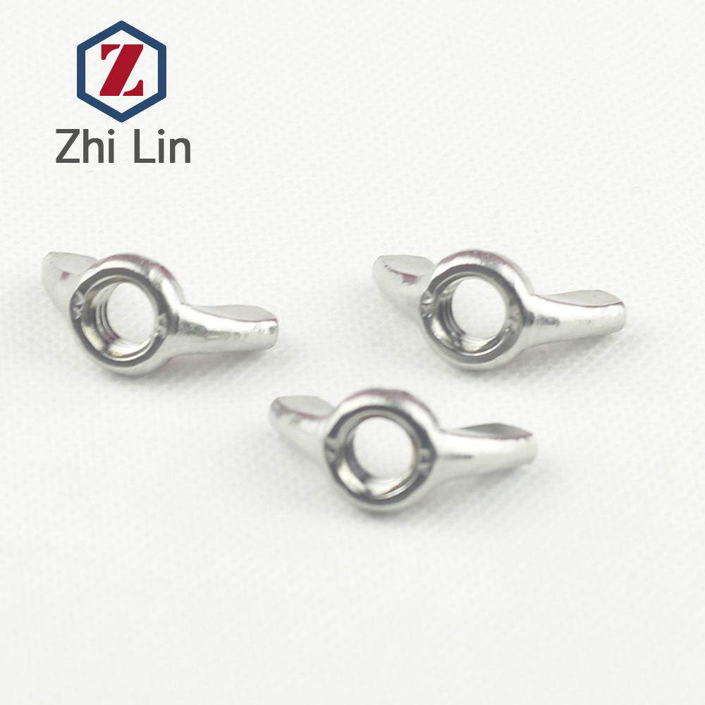 不锈钢NMC2101蝶形3螺母冷D镦蝶形螺帽IN314手拧螺母M~M4