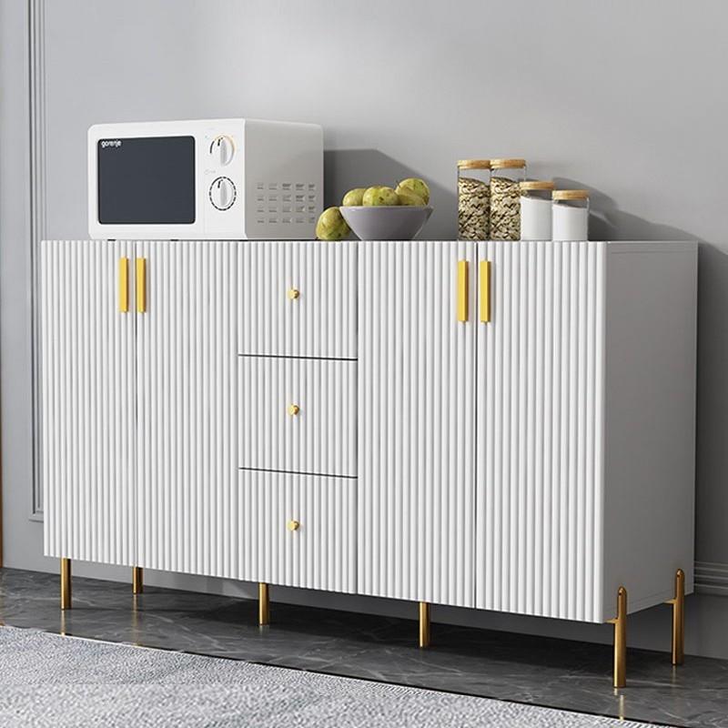 意式轻餐边柜现代简约酒柜奢家用一体靠XTZ能墙餐柜厅茶水多功储