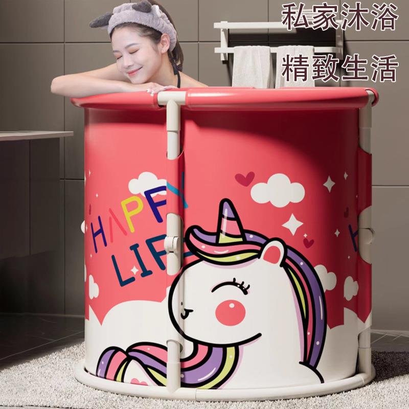 免安LSJ装折叠泡澡桶成人家大用人全身浴缸儿童澡桶小洗可户型折