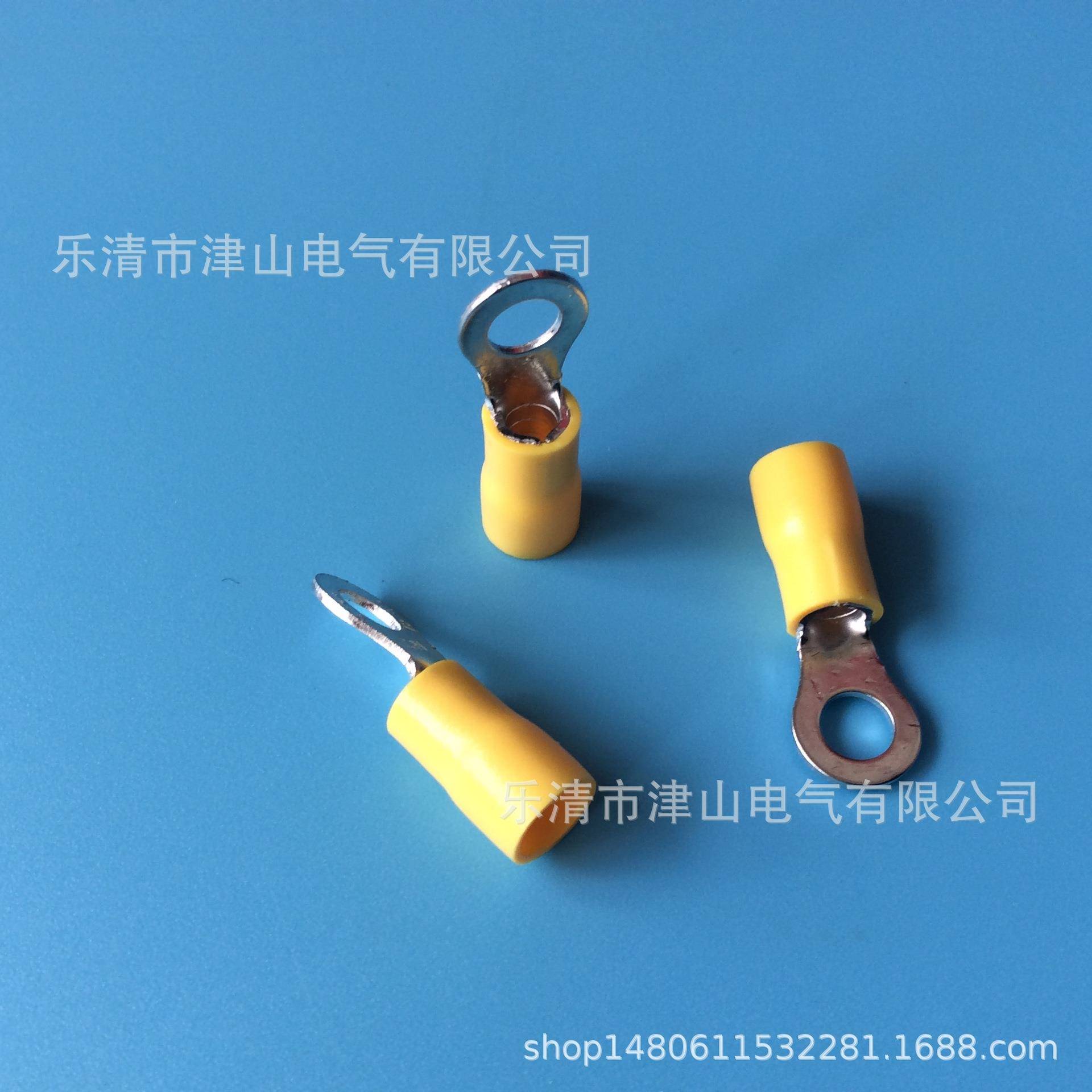 端头1RV.圆5-8冷压TJR圆形2预绝缘接线端子铜鼻子形端头