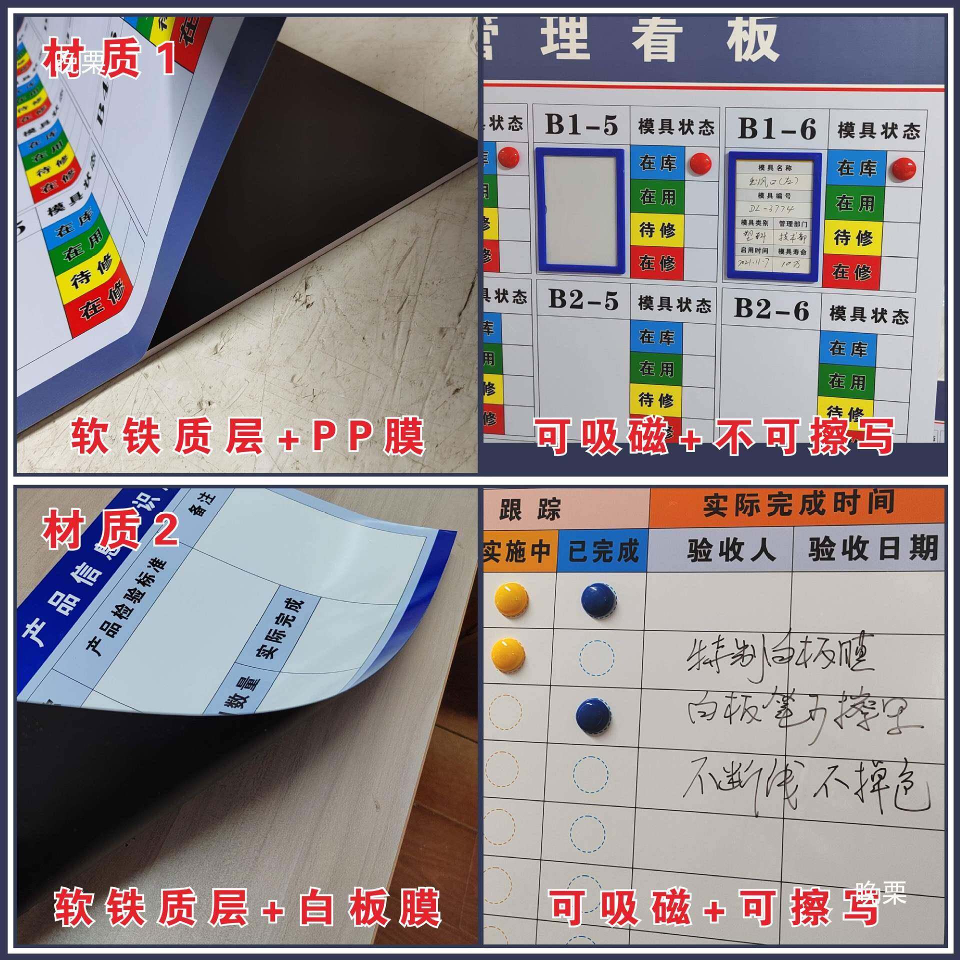 仓库库位看板印质量定易做擦可彩质盒可吸磁立式理货架化607管手