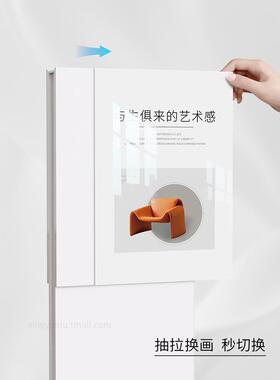 双面tb-83014示牌向牌立式广告牌汽车参指数导牌落地说展示架产品