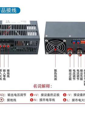 开AVN4关电源1220V1转2V24V6V8V5V大功率40a50a800W000W2000W变压