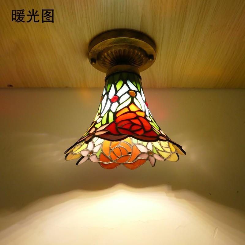 卧吸顶灯小客厅YLF温餐馨室灯现代简约客厅灯创意荷花灯厅灯具