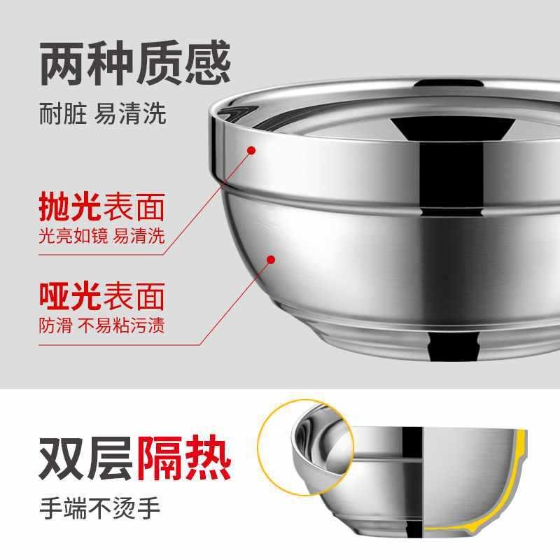 不锈钢餐具碗盘套装户外露营组家厨房碗碟盘子摔碗用筷勺汤盆IFM