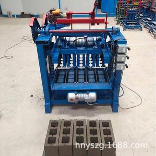 小水泥砖形机型POH两相电混土垫块机六角植凝草砖异砖砌块成型机