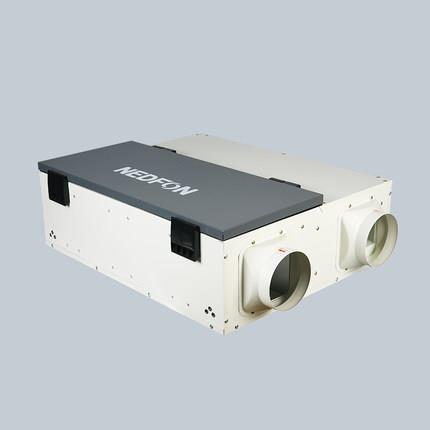 商用轻音新风系统双向流换气机全屋净化新风机全热交换器