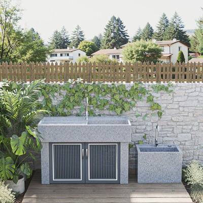 新天CTH款然花岗洗衣池室内外洗手台池柜门水槽户外庭院洗手洗手