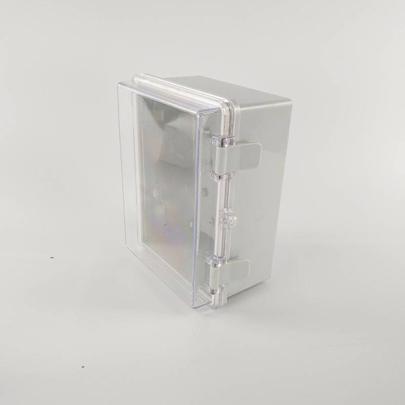 ABS搭扣防水盒220*170*110不锈钢卡扣式合页塑料盒防雨防尘防溅盒