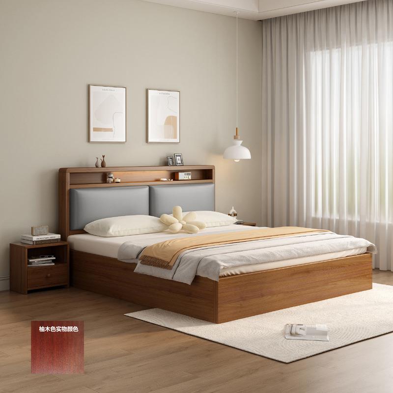 人落出地中箱款床代实木床简现约新款储物床榻榻米架15双床8租房